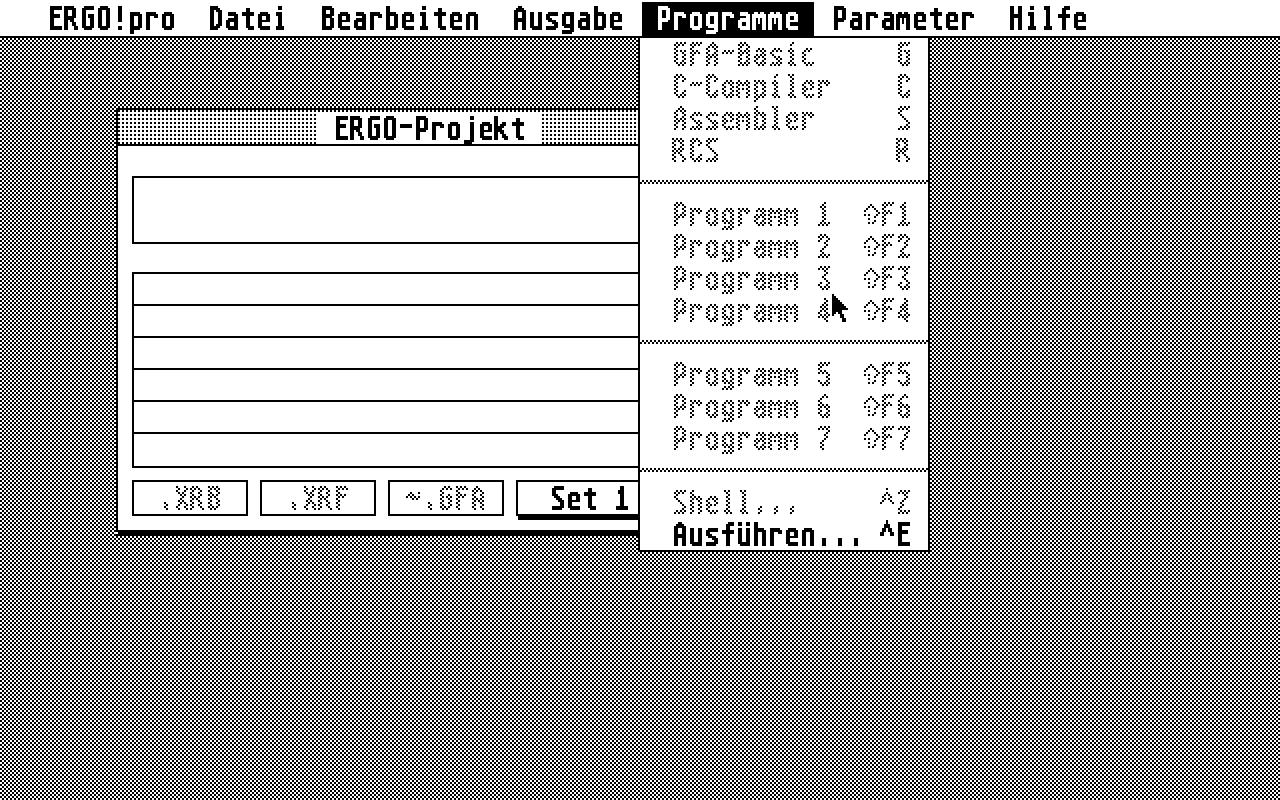 Ergo!pro atari screenshot